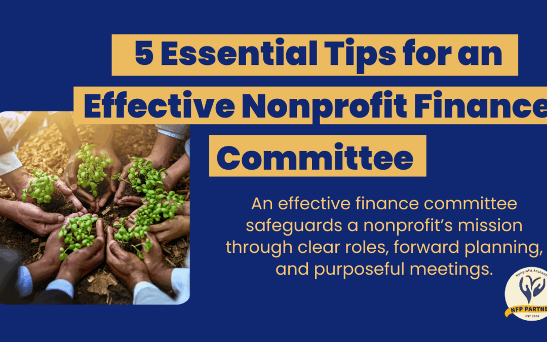 5 Tips for a Nonprofit Finance Committee